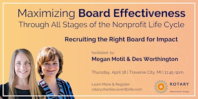 Recruiting the Right Board For Impact primary image