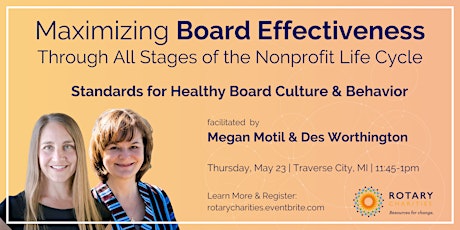Setting Standards for Healthy Board Culture & Behavior primary image