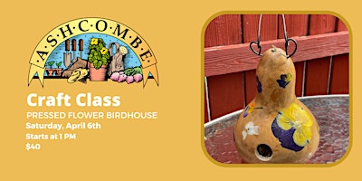 Primaire afbeelding van Pressed Flower Birdhouse