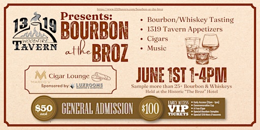 Bourbon At The Broz primary image