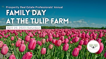 Family Day at the Tulip Farm primary image