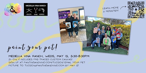 Imagem principal do evento Paint Your Pet in Tucson – Personalized, Pre-Traced Canvas!