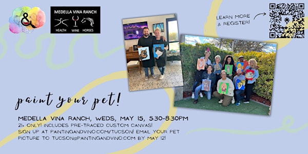 Paint Your Pet in Tucson – Personalized, Pre-Traced Canvas!