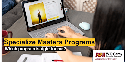 Hauptbild für Which Specialized Masters Program is Right for Me?