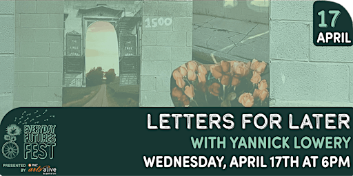 Immagine principale di Letters for Later with Yannick Lowery 