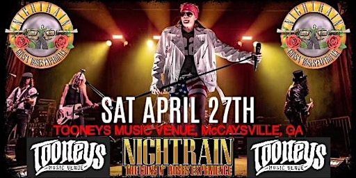 Primaire afbeelding van NIGHTRAIN - The Guns & Roses Tribute Experience