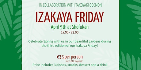 Izakaya Friday - Spring 2024