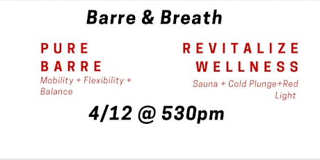 Barre & Breath : A Night of Wellness