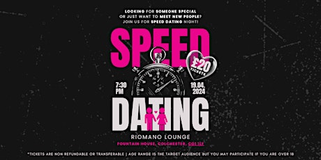 Speed Dating 35-50+