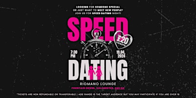 Speed Dating 35-50+ primary image