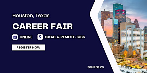Primaire afbeelding van Houston Jobs - Virtual Career Fair