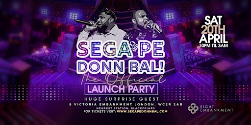 Imagem principal de Sega Pe Donn Bal Presents The Official Launch Party