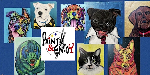 Primaire afbeelding van Paint and Enjoy "Paint a Fun portrait of your Pet"at Corky’s Pub