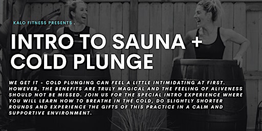 Imagen principal de Intro to Sauna + Cold Plunging