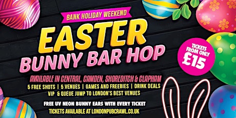 Easter Sunday Bunny Bar Hop London