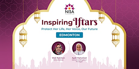 Edmonton Nisa Foundation Inspiring Iftars primary image