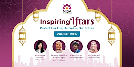 Vancouver Nisa Foundation Inspiring Iftars primary image