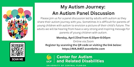 My Autism Journey: An Autism Panel Discussion