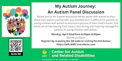 Hauptbild für My Autism Journey: An Autism Panel Discussion