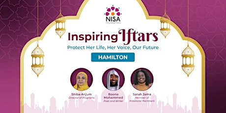 Hamilton  Nisa Foundation Inspiring Iftar primary image