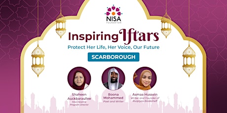 Scarborough Nisa Foundation Inspiring Iftar primary image