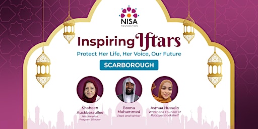 Primaire afbeelding van Scarborough Nisa Foundation Inspiring Iftar