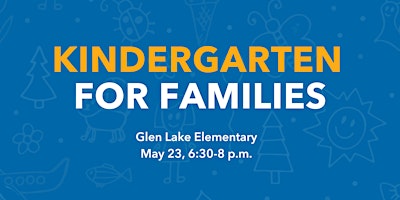 Glen Lake Elementary Kindergarten for Families primary image