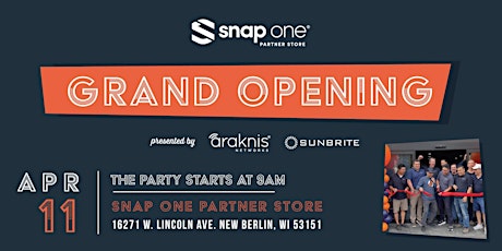 Imagen principal de Snap One Partner Store - New Berlin Grand Opening
