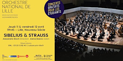 Sibelius et Strauss - Orchestre national de Lille primary image