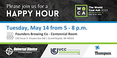 Primaire afbeelding van World of Coal Ash - Tuesday Happy Hour