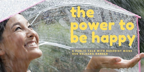 The Power to Be Happy.  A Public Talk primary image