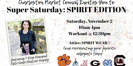 Charleston Super Saturday: SPIRIT EDITION primary image