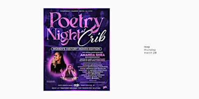 Hauptbild für TDN Poetry Night / March 2024