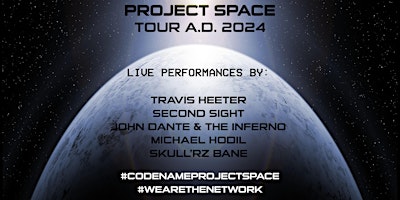 Imagem principal do evento Travis Heeter Codename: Project Space Tour A.D. 2024