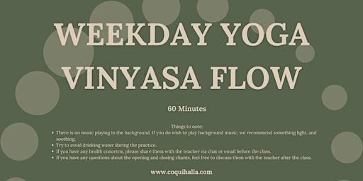 Morning Weekday Yoga Class | Coralville IA | Online primary image