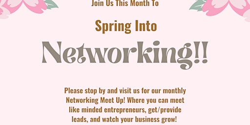 Let's SPRING Into Networking!! primary image