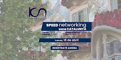 Speed Networking Online Zona Catalunya - 18 de abril