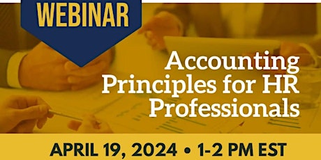 Accounting Principles For HR Professionals