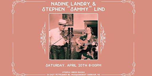 Primaire afbeelding van Nadine Landry & Stephen "Sammy" Lind at Steeple Green