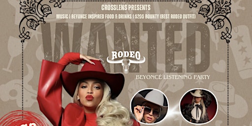 Primaire afbeelding van A Real Live Hoe Down |  Beyoncé Album Listening Party | Rodeo Style