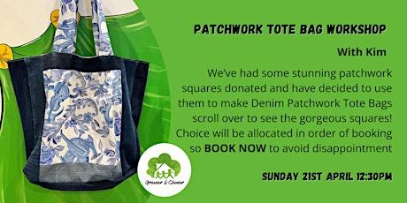 Patchwork Tote Bag Workshop
