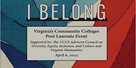 Virginia Community Colleges' Poet Laureate Event