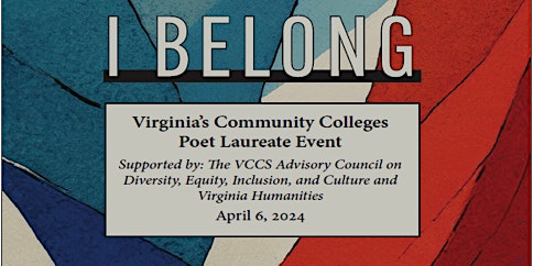 Hauptbild für Virginia Community Colleges' Poet Laureate Event