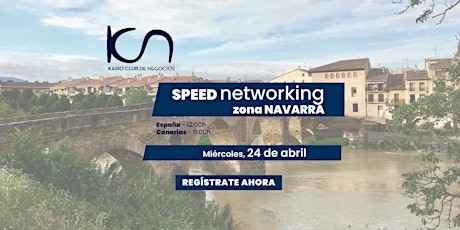Primaire afbeelding van Speed Networking Online Zona Navarra - 24 de abril