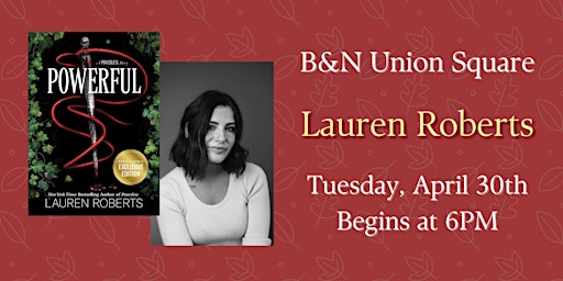 Imagem principal do evento Lauren Roberts celebrates POWERFUL: A Powerless Story at B&N Union Square