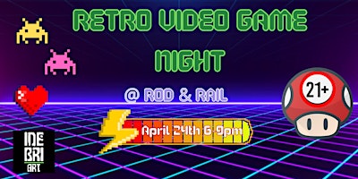 Retro Video Game Night @ Rod & Rail  primärbild