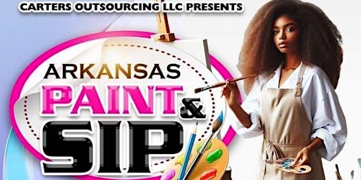 Primaire afbeelding van Carter Outsourcing LLC Presents: Arkansas Paint & Sip