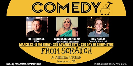 Imagen principal de Comedy From Scratch at The Idea Kitchen Larchmont NY Westchester Stand-Up