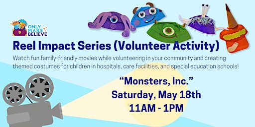 Imagem principal do evento Reel Impact Series: Monsters, Inc. (Volunteer Activity)