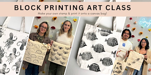 Block Printing Art Class  primärbild